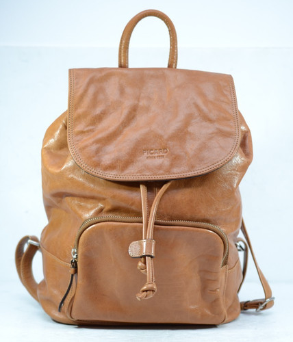 Picard leder rucksack cognac - leder,