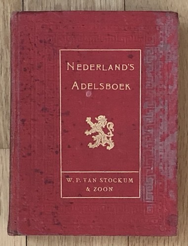Nederland adelsboek 1907 - adelsboek.,