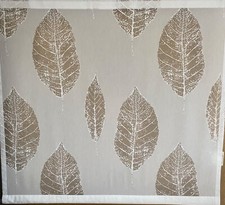 hochwertige Flächengardine  / Ausbrenner / Blattmotiv / Neuwertig