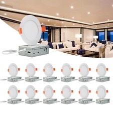 12 Pack 6 Inch 13W 5CCT LED
