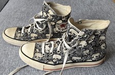 Converse All Star High Sneaker Chucks Gr. 38 Orchid Skull Unisex vintage