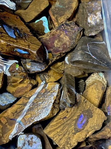 Boulder opal rub - boulder,
