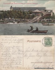 Limbach-Oberfrohna Crystallpalast Wasserrutschbahn im Limbacher Stadtpark 1908