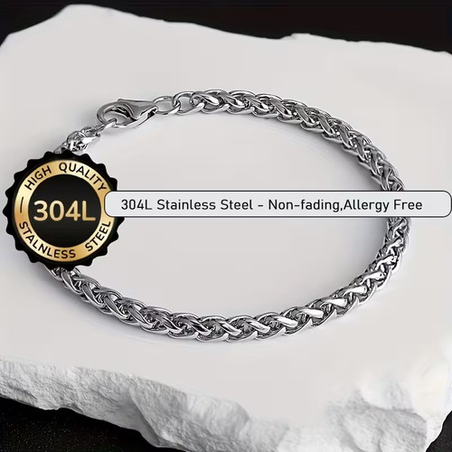 Edelstahl armband silber damen - armband,