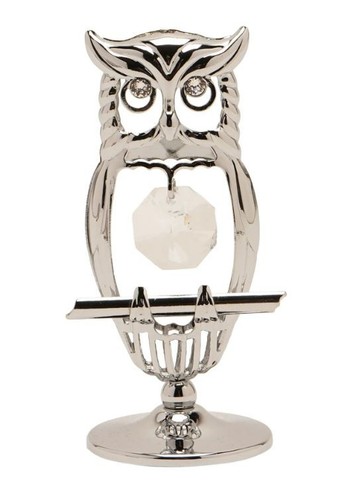 Crystocraft verchromte eule - crystocraft,