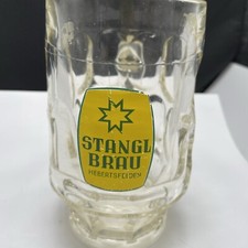 Antik Bierglas Stangl Brau Brauerei Hebertsfelden 0,5 l Alt Reg14a