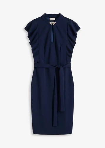 Kleid mit zierknöpfen - kleid, gr