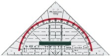 FABER-CASTELL Geodreieck BK 1