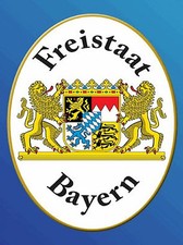 Blechschild 40x30 Freistaat