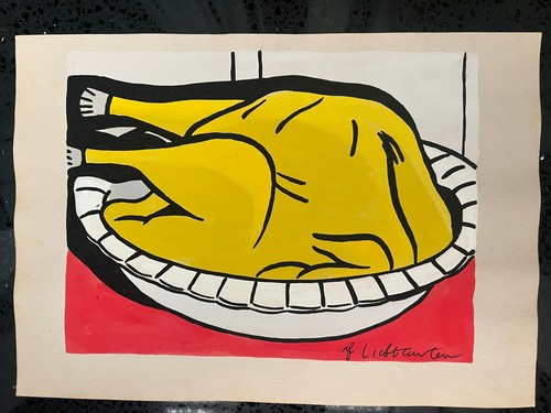 Roy lichtenstein - lichtenstein, (handarbeit)