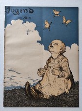 ORIGINAL Zeitschrift JUGEND 1904 Nr. 39 - guter Zustand nach über 110 Jahren!