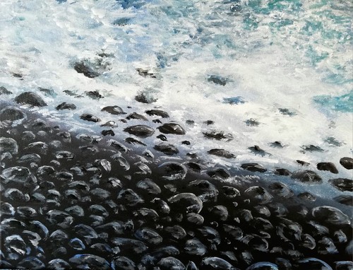 Acrylbild.Handgemalt