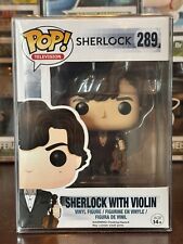 Funko Pop Figur Sherlock Holmes With Violin 289 BBC Mit Protektor Television