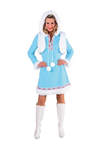 Eskimo kleid ice blue - ice, mit