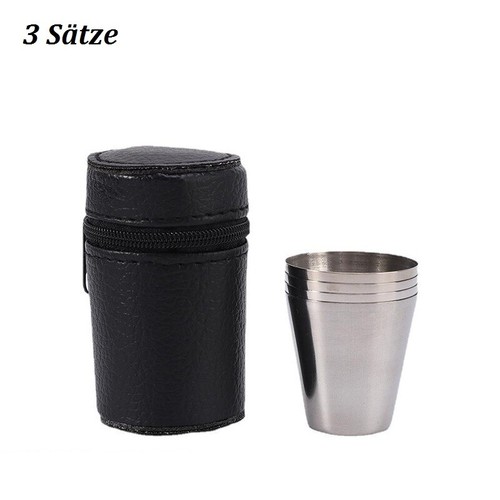 Sätze edelstahl becher - 3,