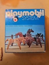 Playmobil System B Pferde Set 1974 1975 1976 mit OVP selten Vintage erste Genera