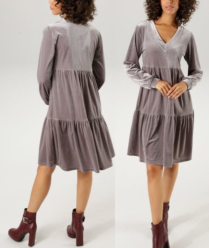 Neu feminin samtkleid stretch - feminin,