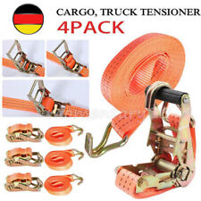 4X Spanngurt Spanngurte Zurrgurte Befestigungsriemen mit Klemmschloss 6M-4CM DE.