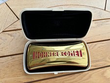 ältere Hohner Comet Mundharmonika No. 3427 mit Orig. Etui Sehr guter Zustand