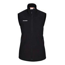Mammut Weste Vest Damen Gr.L DE 40 Softshell Madris Softshell Schwarz 153123