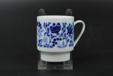 Melitta Hamburg Blütenspiel Jupp Ernst Kaffeetasse Tasse aus Porzellan H 7,5 cm