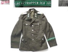 DDR NVA Grenztruppen 1985 Leutnant Uniform Jacke g44 East german Border troops