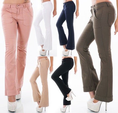 Damen jeans hose bootcut - jeans,