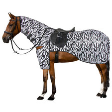 Imperial Riding Black Zebra S Fliegen-Ausreitdecke IRHSuper-dry Flower