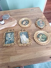 Seidenbilder mit verzierten  Rahmen 