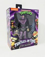 NECA - Turtles in Time Ninja Turtles – Foot Soldier - Action Figur - Neu & OVP