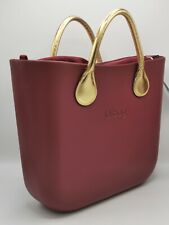 O bag Classic, Bordeaux, komplett mit Inlet und Henkeln