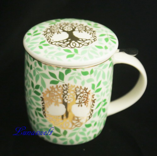 Set teetasse lebensbaum mit - teetasse,