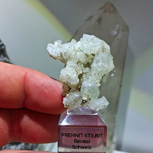 Prehnit stilbit mineralstufe - prehnit,
