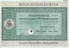 Deutsche Rheinschiffahrt Köln Düsseldorf 1967 Henkell & Söhnlein Sal. Oppenheim