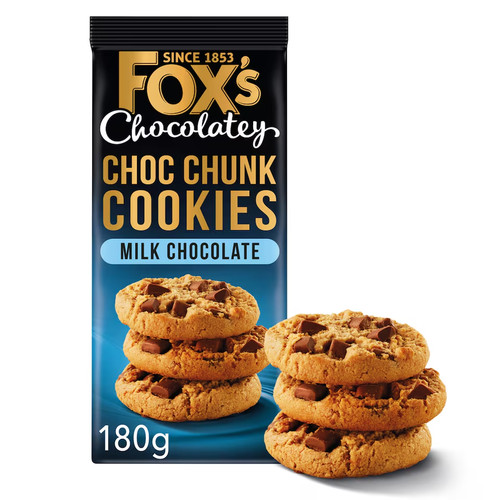 Fox milk chocolate cookies - fox's,