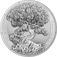 Germania Mint Silbermünze 1 oz Mythical Forest Yggdrasil 2025 Jahreszeiten 999