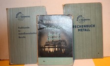 3x Antiquariat Europa Lehrmittel "Rechenbuch Metall+Fachkunde für metall. Berufe