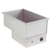  Elektro- Bain Marie-Einbaugerät Edelstahl Wasserbad GN 3/1, 3 kW NEU 