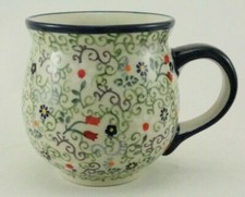 B-Ware Bunzlauer Keramik Tasse BÖHMISCH MAXI Becher (K068-EO36) - UNIKAT - 0,45L