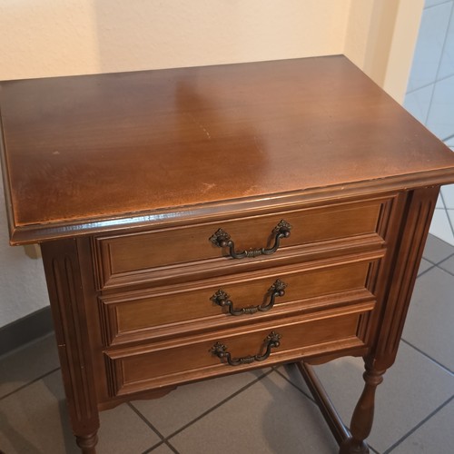 Holz nachttisch braun 3 - holz,