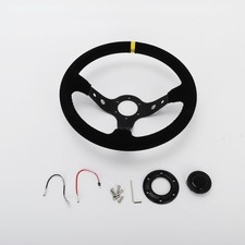 35cm Wildleder Lenkrad