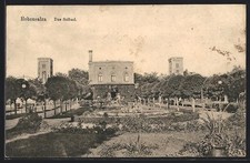 Hohensalza, Blick auf das Soolbad, Ansichtskarte 1916 