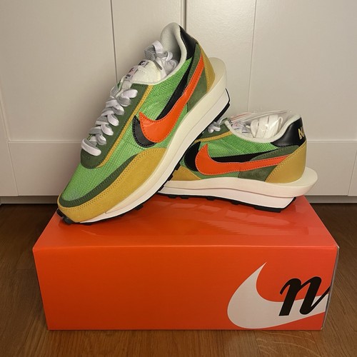 Nike sacai waffle green - sacai, ld