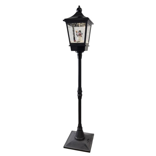 Led laterne schneemann mit - led,