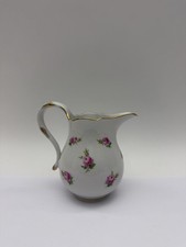 Meissen Milchkännchen Dekor Streurose mit Goldrand