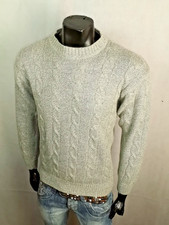 ENRICO GORLANI PULLOVER STRICK PULLI WINTER WOLL HOODIE JEANS NORWAY SWEATER S