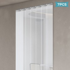 7 Stück PVC Streifenvorhänge