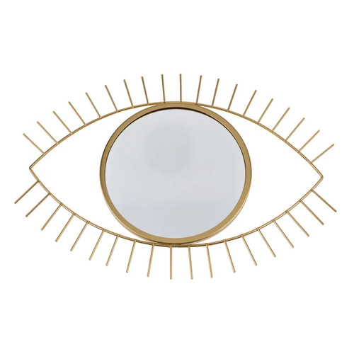 Metall spiegel gold - gold, auge