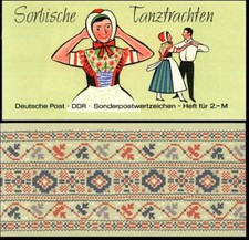 DDR 1971 MH5 I/1 a, Sorbische