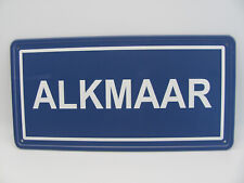 ALKMAAR, Niederlande Ortsschild Blechschild/Aluminium, ca. 30 x 15 cm